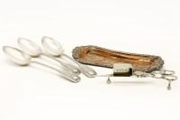 Lot 342 - Three 19th century silver tablespoons