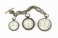 Lot 205 - A William Bent of London E.C. silver pocket watch