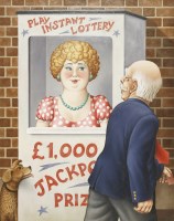 Lot 279 - Fred Aris (1932-1995)
LOTTERY
Signed l.r.