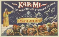 Lot 17 - 'KAR-MI Performing the Most Startling Mystery of All India' poster