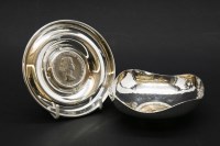 Lot 324 - A planished silver bowl
