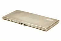 Lot 335 - A silver cigarette case