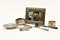 Lot 347 - A small collection of silver items