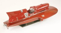 Lot 114 - A 1:14 scale model of the world speed record-breaking hydroplane