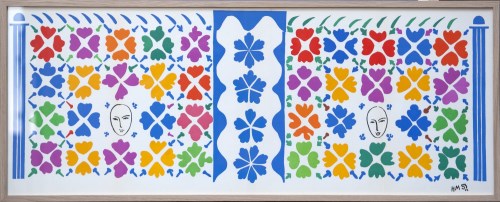 Lot 312 - Henri Matisse (1869-1954)
DÉCORATION MASQUES 
Original lithograph from The Last Works