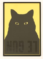 Lot 36 - Le Gun
2008
Screenprint depicting an upside down black cat