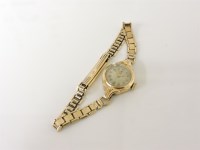 Lot 4 - A 9ct gold ladies Tudor Royal mechanical watch head