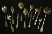 Lot 245 - A Christofle silver plated canteen of cutlery for twelve