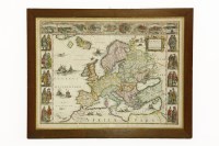 Lot 412 - A hand coloured map 'European recens descripta'