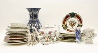 Lot 247 - A collection of 19th century and later decorative porcelain