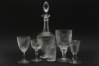 Lot 251 - A collection of Edwardian and later drinking glasses