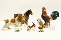 Lot 285 - A collection of Beswick animals to include
