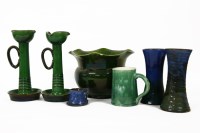 Lot 235 - Seven pieces of Art pottery