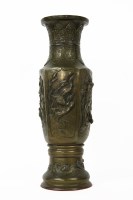 Lot 266 - A 20th century Japanese bronze vase