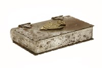 Lot 199 - A late 19th century novelty trinket box