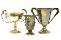Lot 180 - Three silver trophies