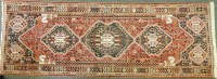 Lot 602A - A Persian red runner
