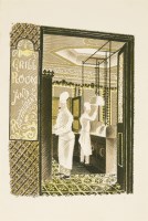 Lot 141 - Eric Ravilious (1903-1942)
'GRILL ROOM AND RESTAURANT'
Lithograph