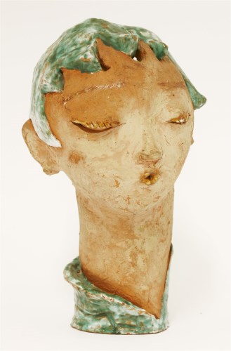 Lot 114 - An Austrian terracotta bust of a boy