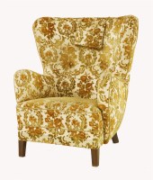 Lot 334 - A Danish upholstered armchair