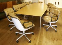 Lot 338 - A large boardroom table