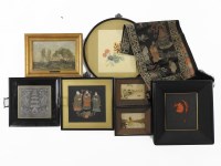 Lot 282 - A quantity of Oriental embroideries