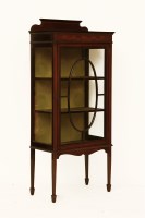 Lot 582 - An Edwardian mahogany inlaid display cabinet