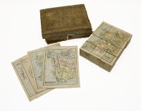 Lot 146 - A 19th century atlas block puzzle