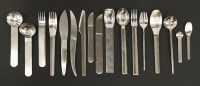 Lot 168 - Twelve contemporary Continental stainless steel cutlery sets
