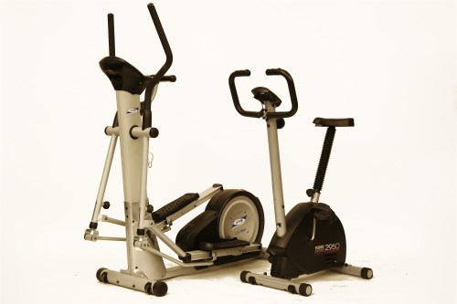 Lot 615 - An Ultim8 Synergy LS 7000 (new in 2009) cross trainer and a York Cardiofit 2950HP exercise bike