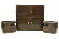Lot 667 - A 1930s German mahogany cabinet