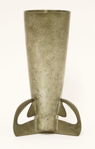 Lot 41 - A Liberty and Co. pewter vase