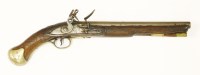 Lot 67 - A flintlock sea service pistol