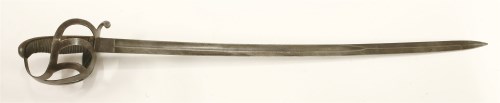 Lot 47 - An Austrian officer's basket-hilted sword