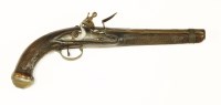 Lot 79 - A French colonial flintlock pistol