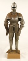 Lot 22 - An engraved suit of armour