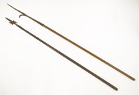 Lot 54 - Two halberds