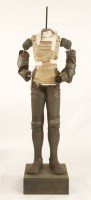 Lot 38 - A dummy with full leg armour
