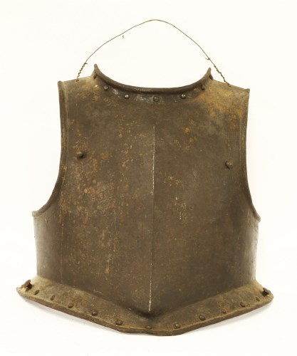Lot 41 - A Cromwellian-type iron breastplate