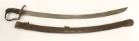 Lot 57 - A Prussian cavalry sword and scabbard
