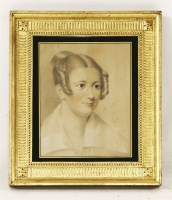 Lot 389 - T...Tompson (mid-19th century)
PORTRAIT OF ANNE LOCKE
