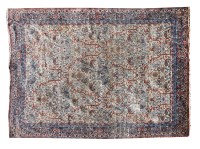Lot 646 - A large Persian cream ground carpet