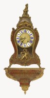 Lot 513 - A Louis XV boullework bracket clock on bracket
