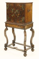 Lot 589 - A William and Mary collector's cabinet on stand