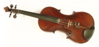 Lot 244 - An Edward Huscroft violin