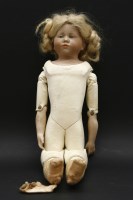 Lot 323 - A Victorian doll
