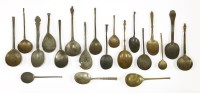 Lot 170 - Twenty early metal spoons