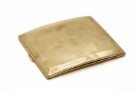 Lot 79 - A 9ct gold cigarette case. 91.64g