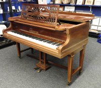 Lot 709 - A Bechstein mahogany baby grand piano