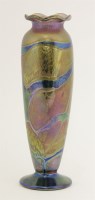 Lot 148 - An Okra iridescent glass vase